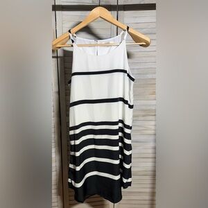 BB Dakota Amelia Monochrome Striped Shift Dress
